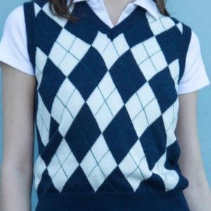 Brandy Melville argyle sweater vest